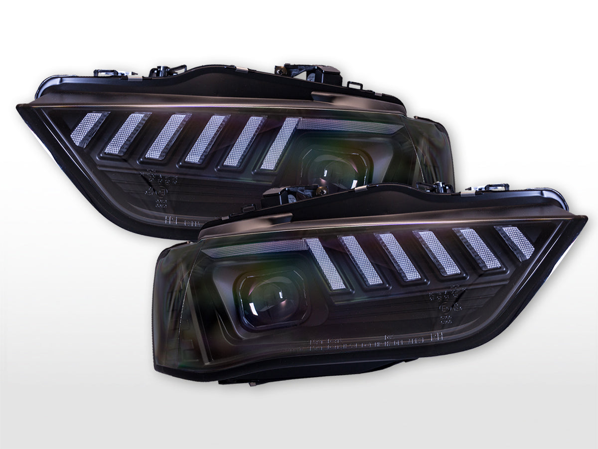 Xenon Scheinwerfer Set LED Tagfahrlicht Audi A4 8K Bj. 13-15 schwarz für Rechtslenker Xenon Scheinwerfer Set LED Tagfahrlicht Audi A4 8K Bj. 13-15 schwarz für Rechtslenker